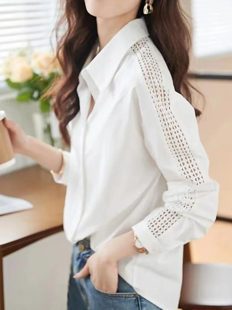 

Woman Top Cotton Full Long Sleeve Summer Shirts & Blouses for Women Cute and Elegant Beautiful in Promotions Vintage Xl Cool S M