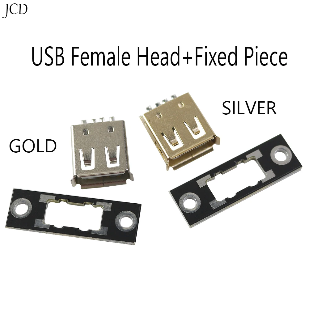 USB A Female Head With Screw Fixed Piece Female Socket Interface Socket USB Female Baffle Data Charging Cable