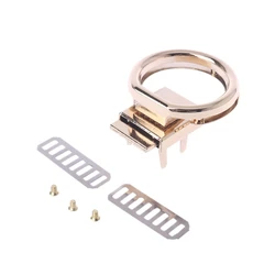 Round Metal Clasp Turn Lock Twist Lock Hardware For DIY Handbag Bag Purse