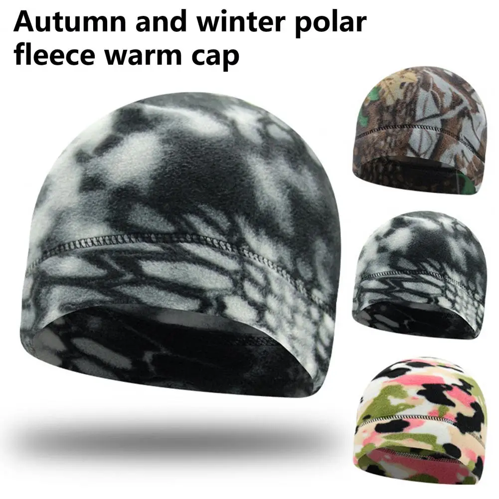 Winter Kappe Fabulous Komfortable Touch Leichte Erwachsene Männer Frauen Winter Camouflage Beanie für Outdoor