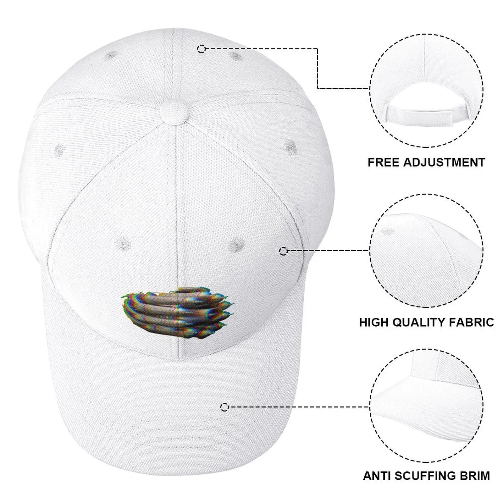 Colorful Turbojet Engine Baseball Cap Hat Baseball Cap hard hat Women Beach Fashion Men's