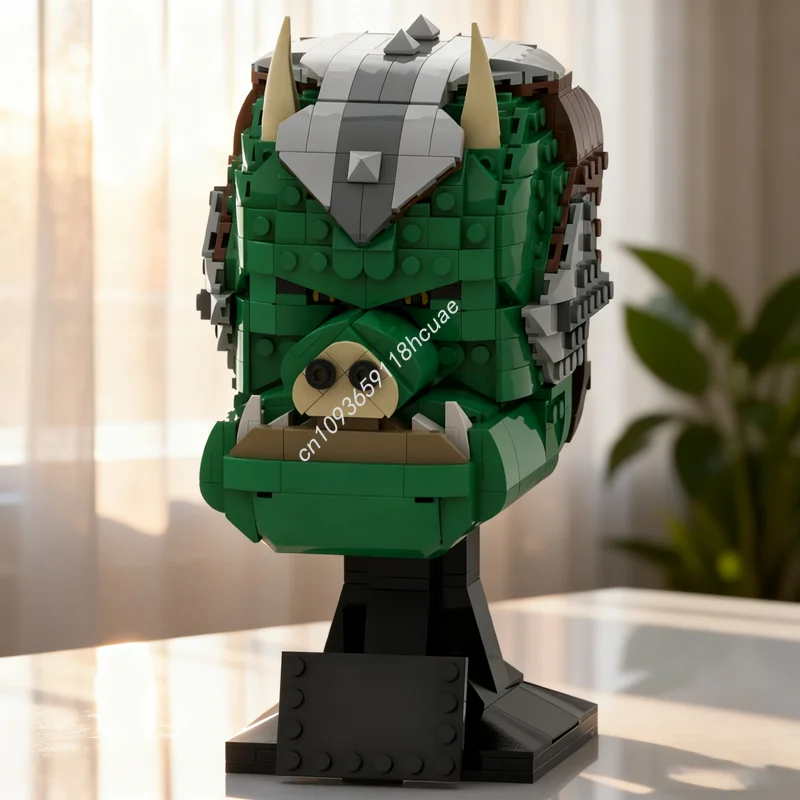 776 قطعة MOC Gamorrean الحرس رئيس خوذة ستار معركة نموذج اللبنات تجميع DIY فكرة هدايا عيد الميلاد الاطفال اللعب عيد ميلاد #1