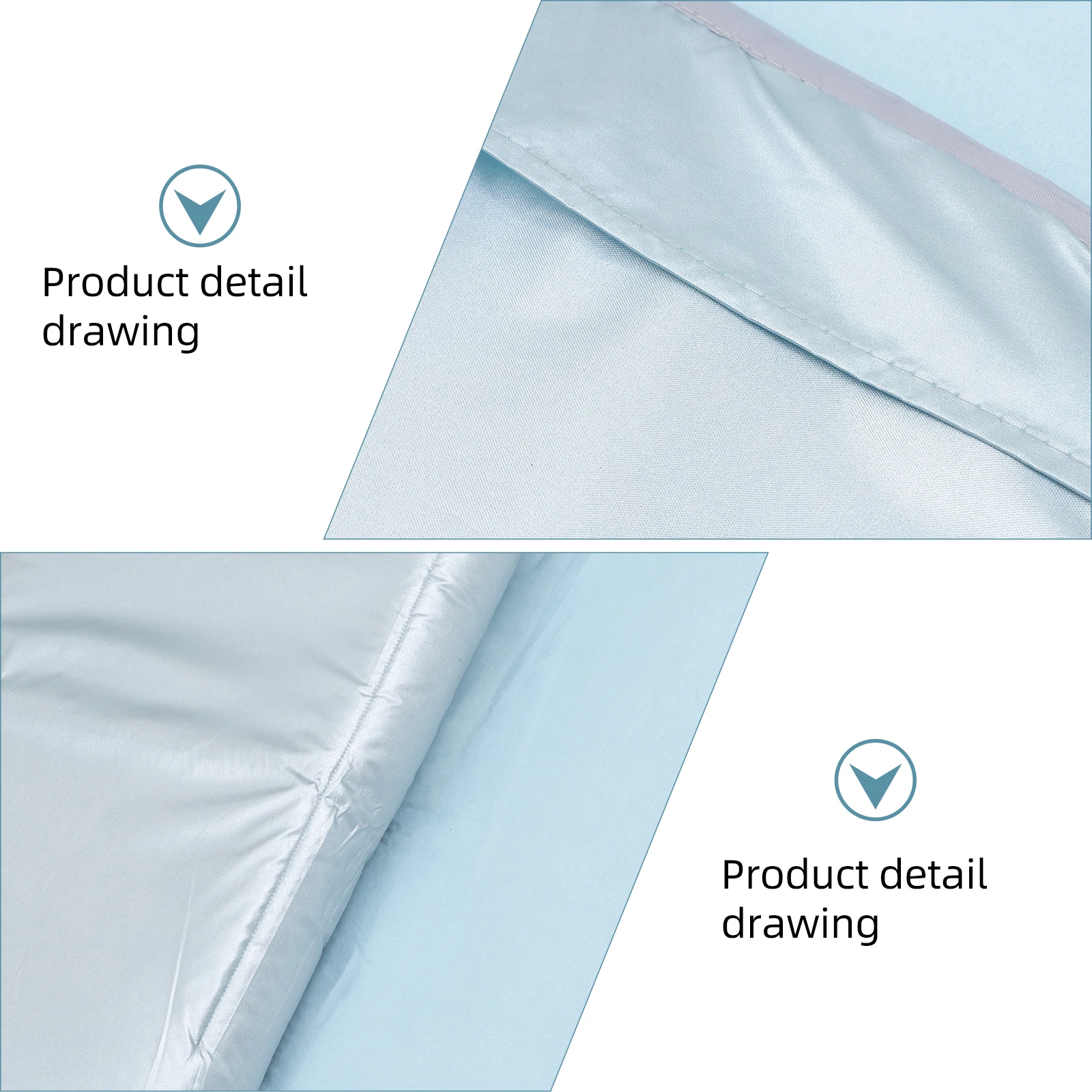 

Foldable Kids Nap Mat Lightweight Toddler Sleep Pad for Preschool Daycare Blue Color Portable Children Bedding Set Anti Moisture