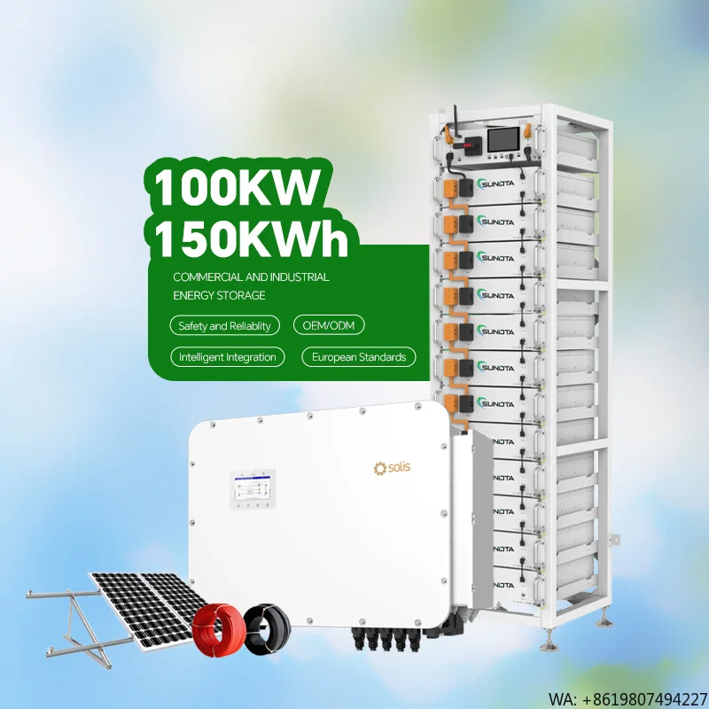 Best Quality Solar Power System Hybrid 100KW 150KWH 400V with Lithium Battery High Capacity Long Lifespan for Solar Power System