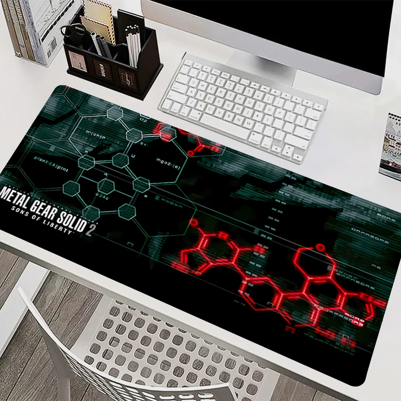 Hot Mouse Pad M-metal Gear Solid Gaming Desk Mat Cool Carpet Laptop Gamer Accessories Anime Mousepad E-sports room decoration