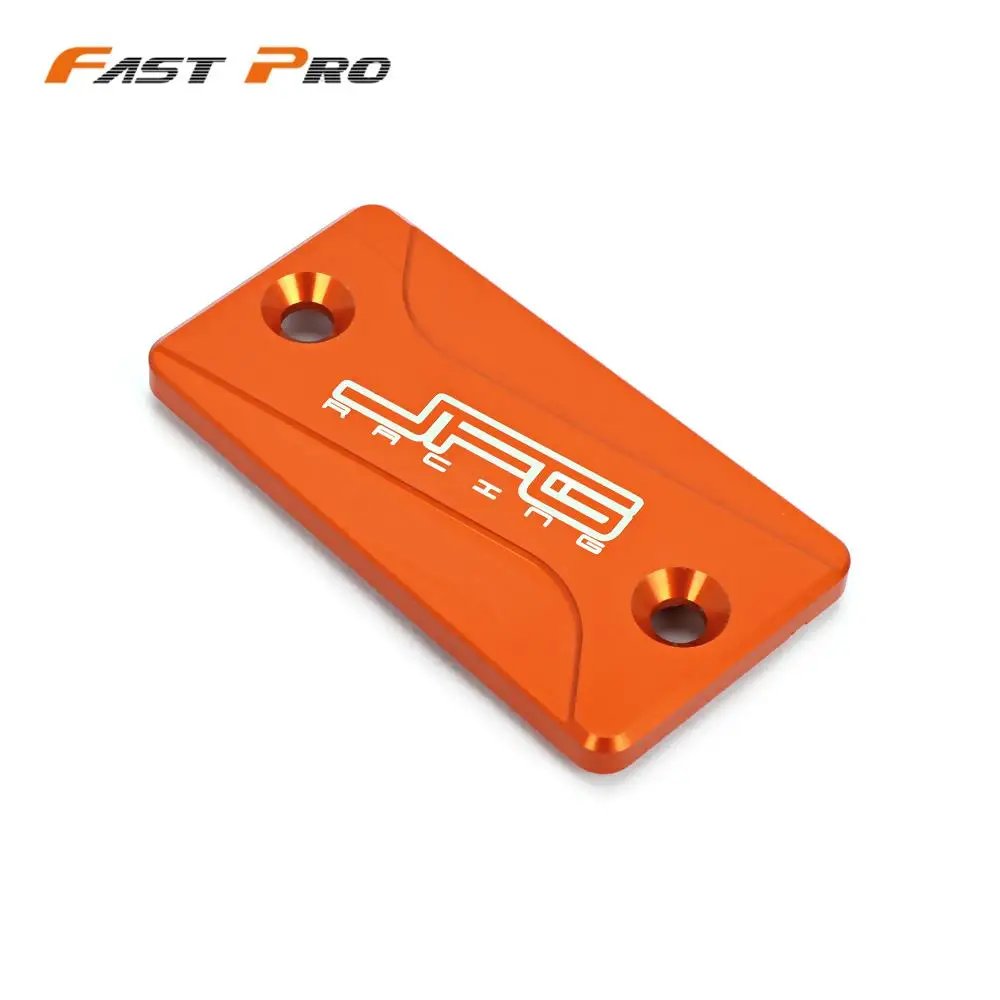 CNC Front Brake Fluid Reservoir Cover Cap Orange For Husqvarna FC FE FX TC TE TX 150i 250 250i 300i 350 450 501 2018-2021