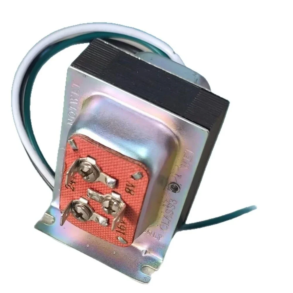 1 Pcs Single Phase Power Transformer 8V 16V 24V For Doorbell AC 100-240V Input Dual Winding Shielded Structure Silent Operation