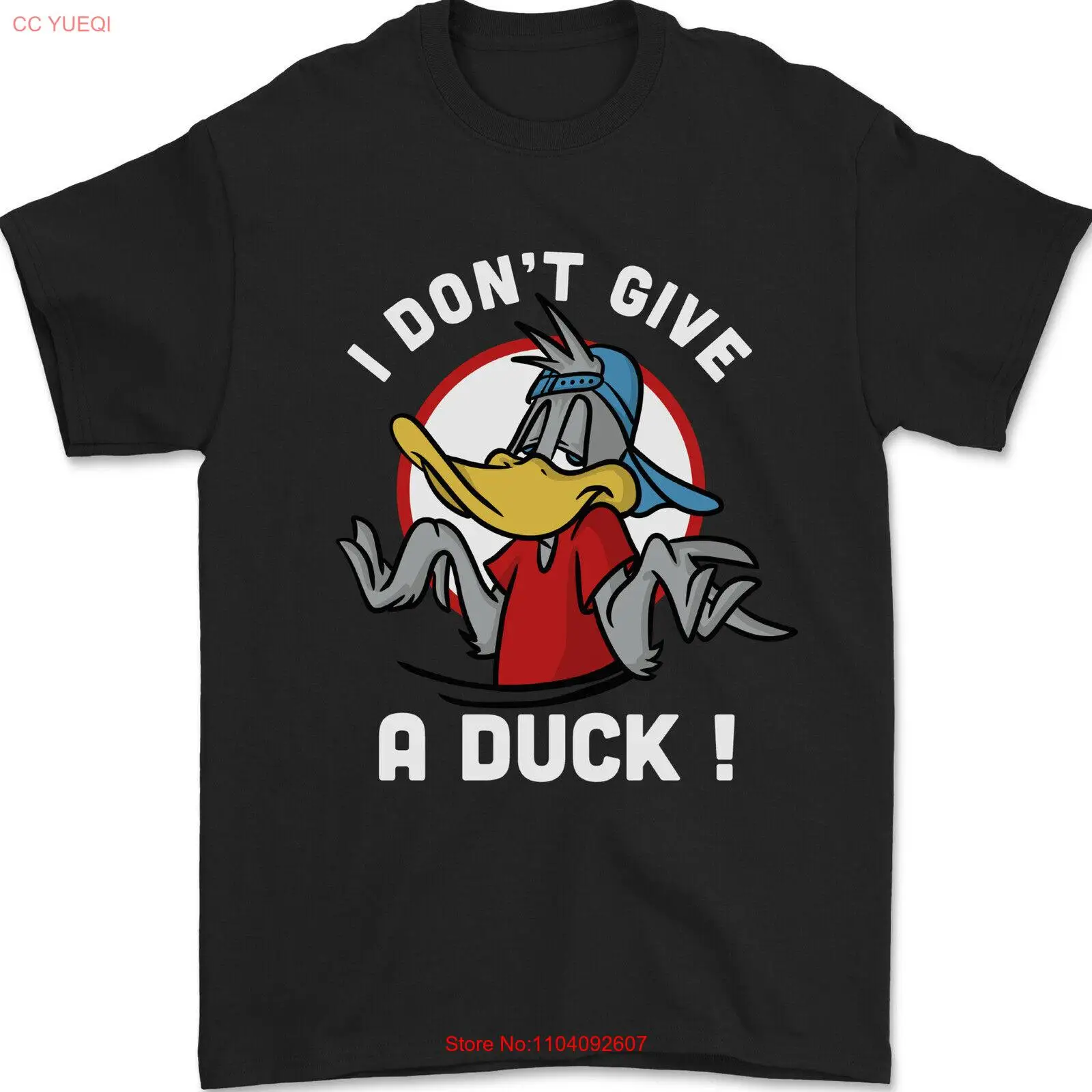 

Мужская футболка I Don't Give a Duck Funny Offensive Joke Rude, 100% хлопок