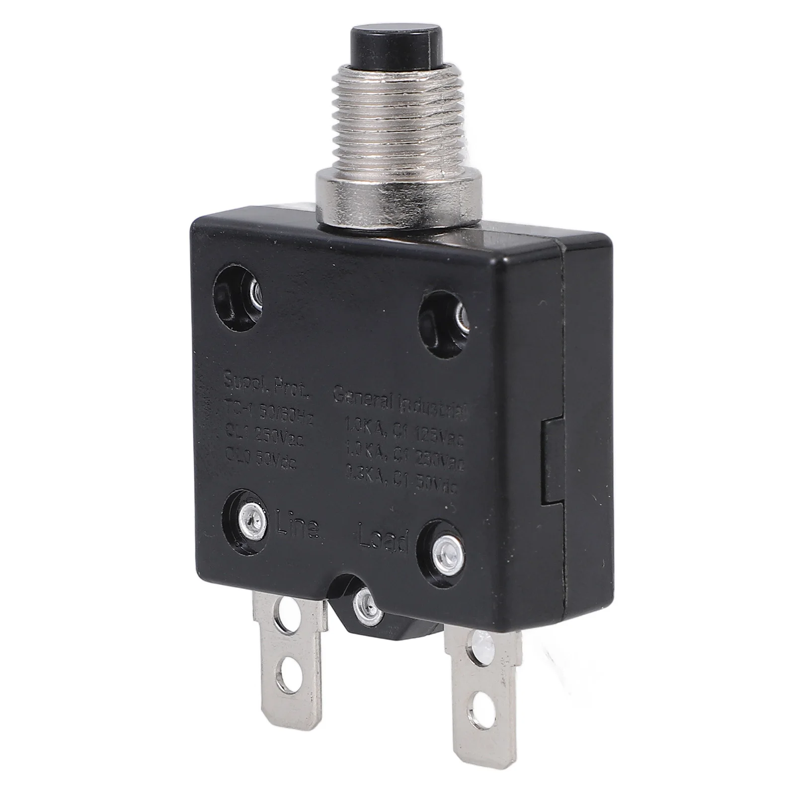 

Manual Reset 25A Push Auto Circuit Breaker Button Circuit Breaker Thermal Overload Protection Car Marine Generator