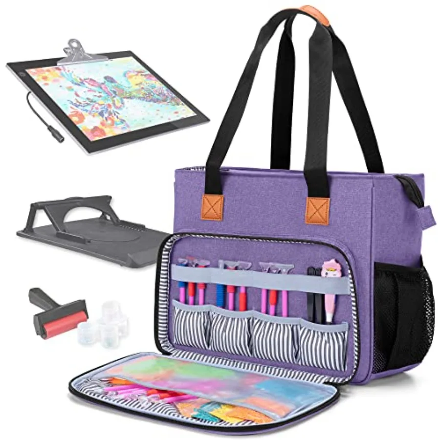 

Carrying Case for A4 Light Pad and Diamond Painting Accessories Storage Bag for Diamond Painting Tools and Light Box Fits for A