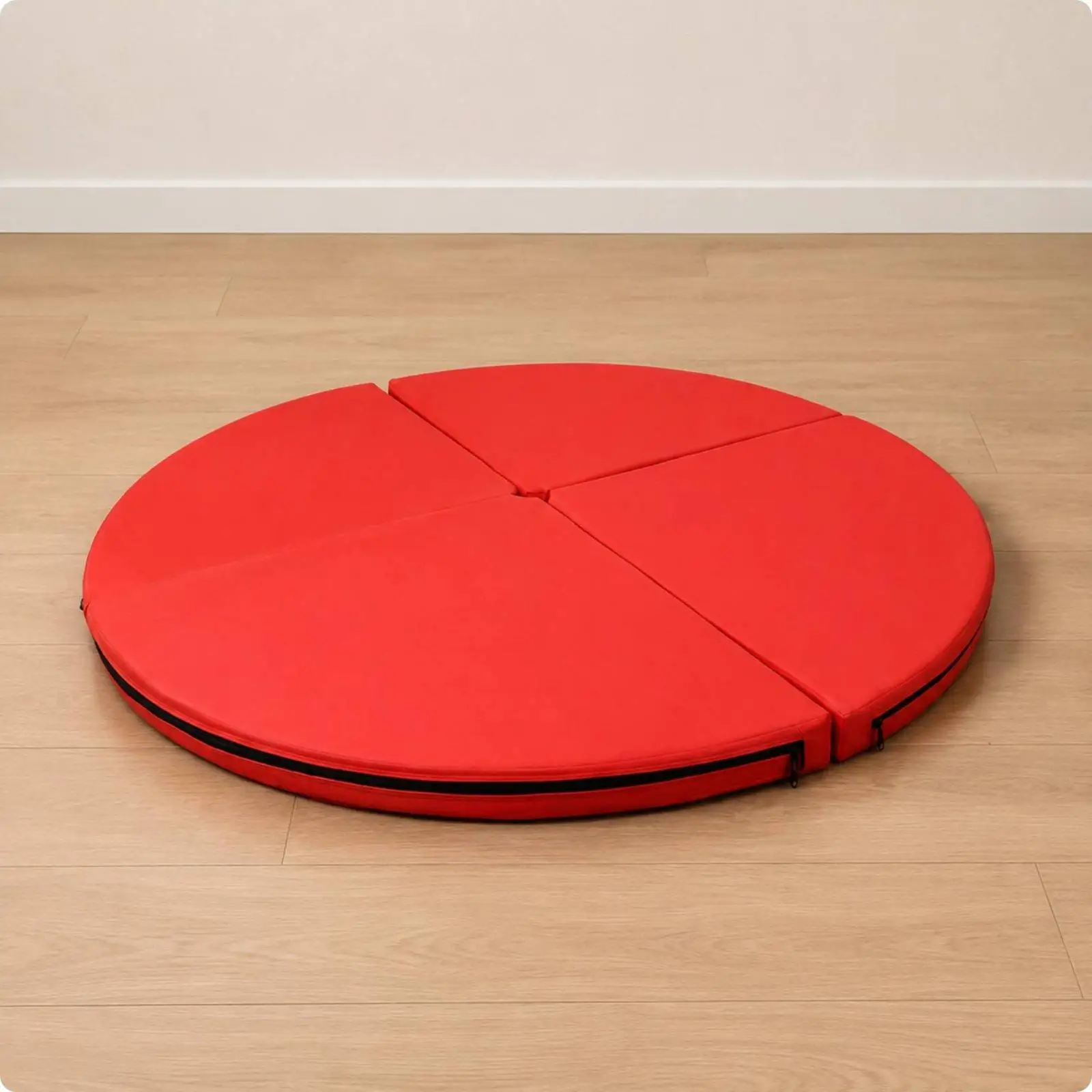 Folding Gymnastics Practice Pad Impact Absorbing Fitness Mat Workout Mattress for Stretching and Balance Routines view 2