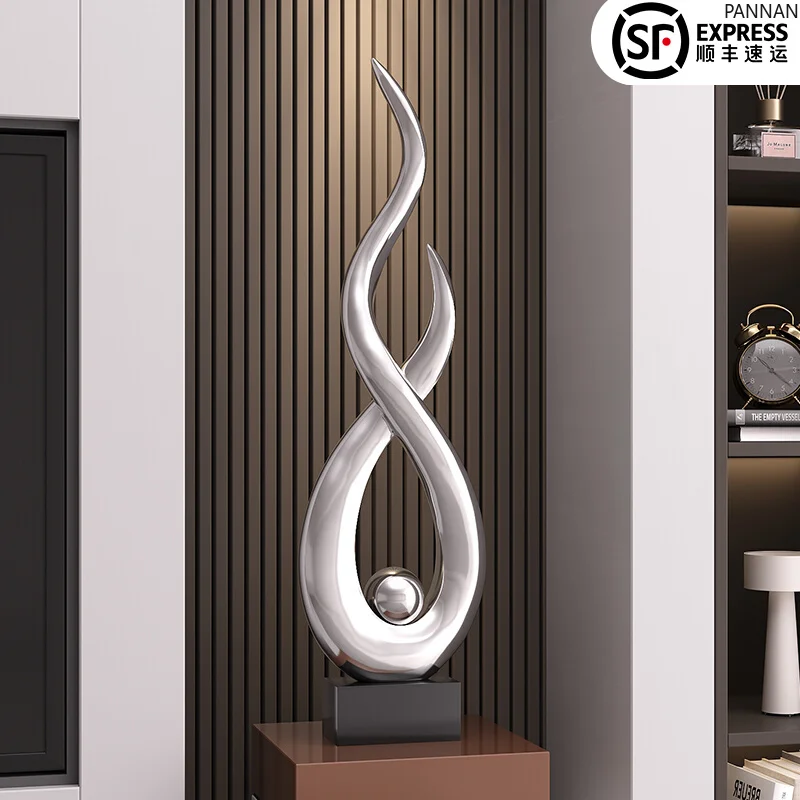 

Fengsheng water ornaments, modern light luxury living room entrance decorations, housewarming gifts