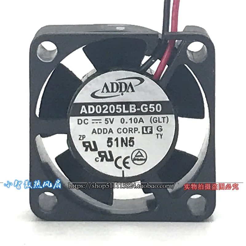 

ОРИГИНАЛЬНЫЙ AD0212MB-G5 DC5V 0,10A 2510 25*25*10 мм НОВЫЙ охлаждающий вентилятор-радиатор