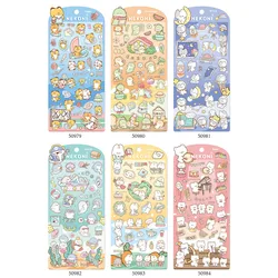 Korean Import Brand Nekoni Cartoon Animals PVC Stickers Scrapbooking Diy Journaling Sticker Aesthetic Sticker Cute Stationery