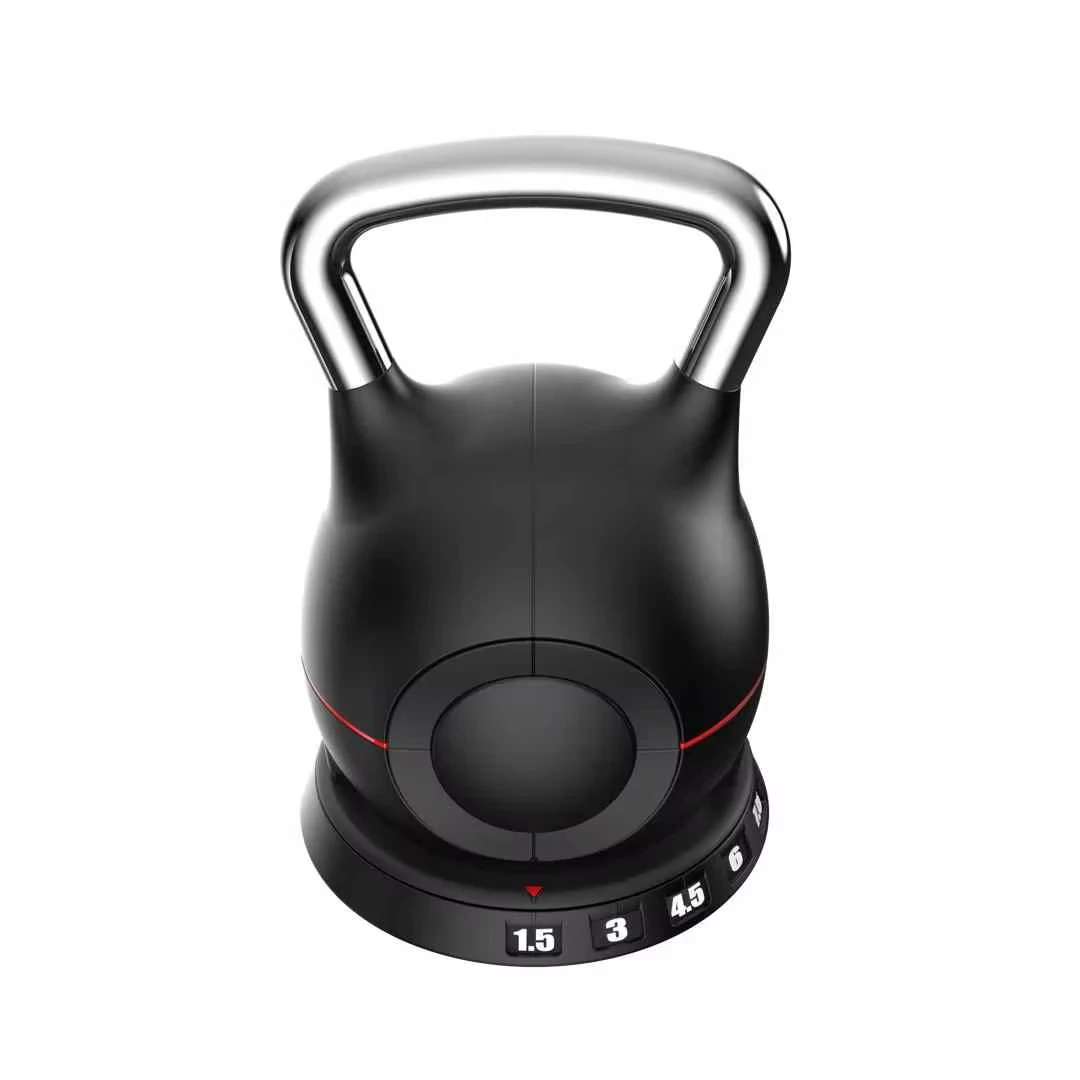 New Design Adjustable Kettlebell for Men and Women 10 kg / 22.5 Lbs 7-Stage Adjustable Customized Color and Logo Available