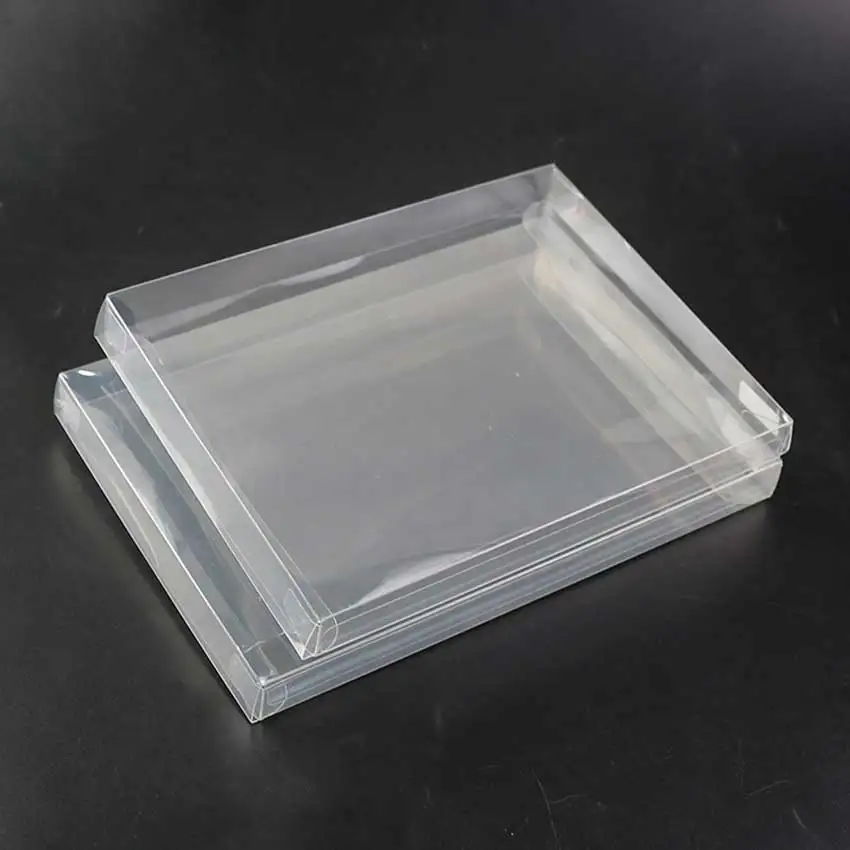 YuXi Plastic Clear PET Transparent Box Protector Sleeve For PS5 PS4 PS3 PS2 Game Card Collection Display Storage Protective Box