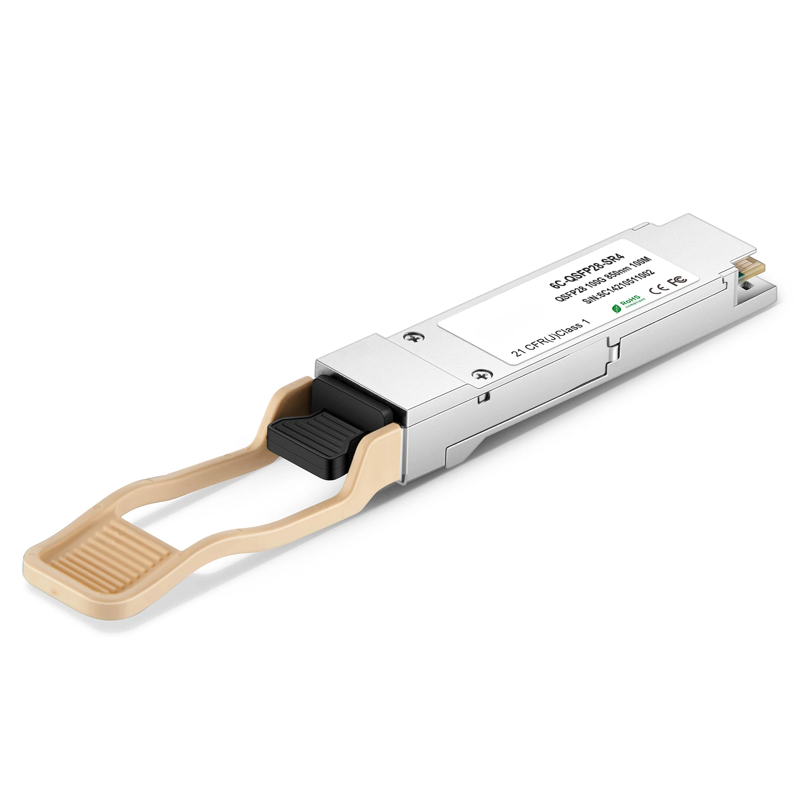 Для 100G QSFP28 SR 850nm SFP волоконно-оптический модуль приемопередатчика 100Gbase QSFP-100G-SR4-S SFP 100GB QSFP-100G-SR4