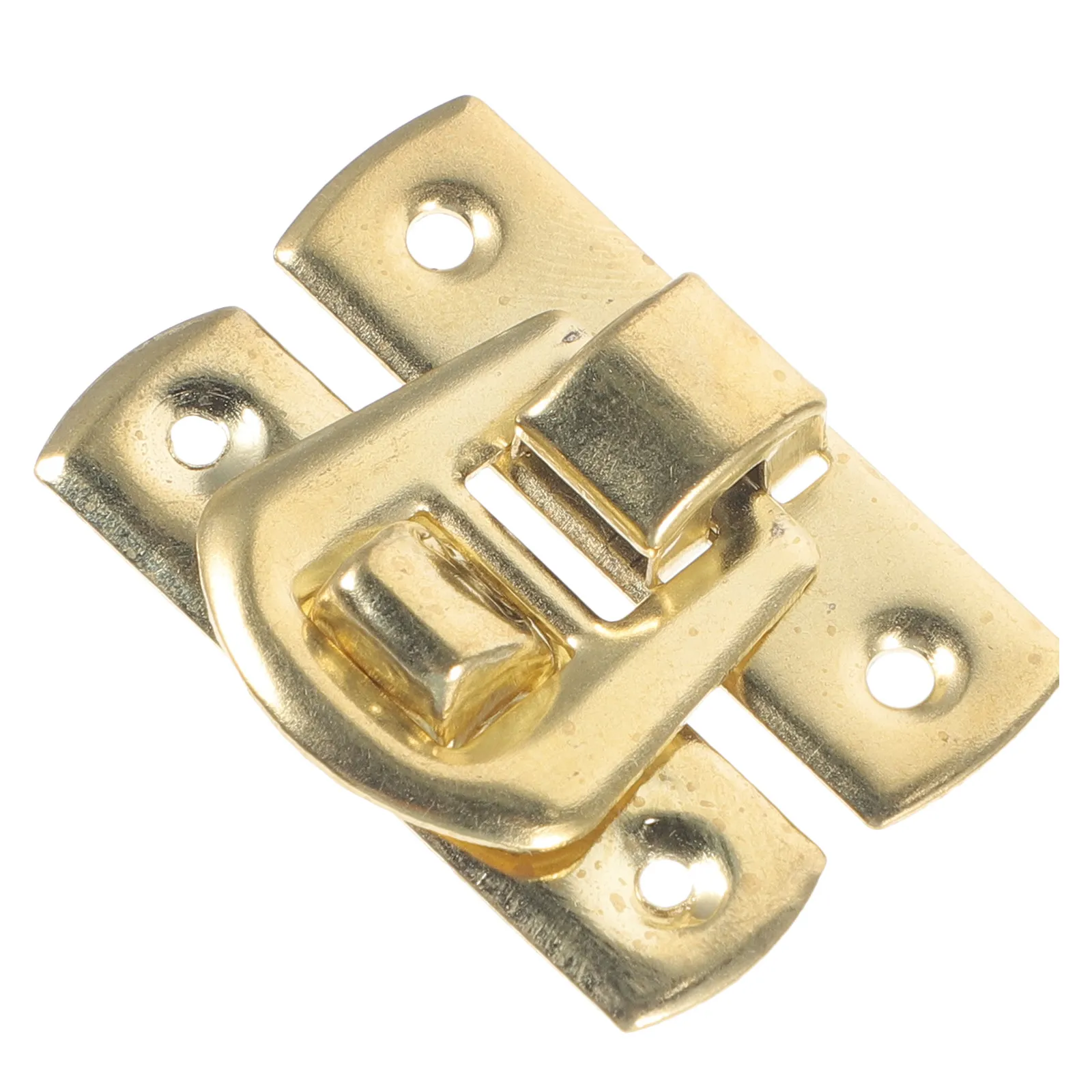 10Pcs Wooden Box Hasp Latch Jewelry Box Lock Gift Box Buckle Hasp Metal Hasp Lock Closure Hasp Furniture Hardware Accessories