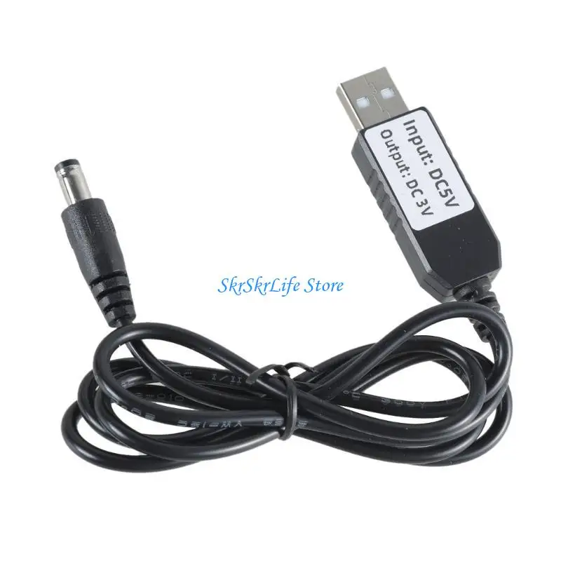 

E65E USB to 3V LR6 AA Battery Eliminators Substitute Cable for Sustainable Energy