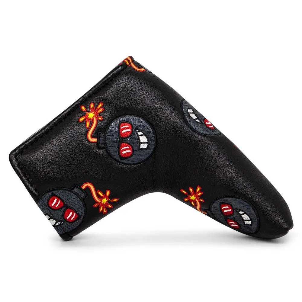 Golf Mallet Putter Cover Putter Headcover Protector Case Bomb Golf Headcover Putter Protector Golf Club Head Cover Putter Cover