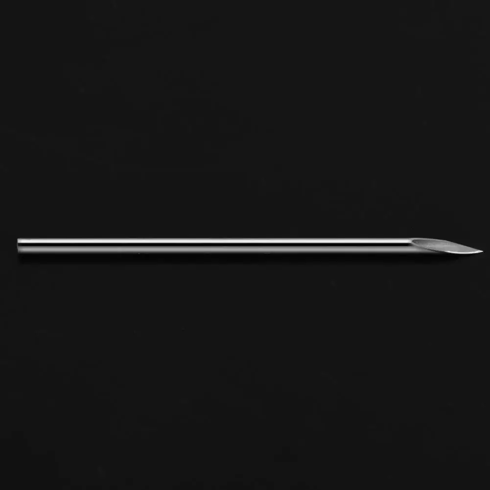 เข็มเจาะแบบใช้แล้วทิ้งปลอดเชื้อ 100 ชิ้น สำหรับศิลปะบนร่างกาย สำหรับเจาะจมูก หู ปาก ขนาด 14G 15G 16G 17G 18G 20G ปลอดภัยและใช้งานง่าย