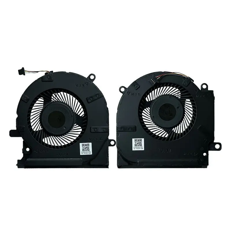 B=For HP OMEN 15-EK 15-EN CPU GPU Cooling Fan TPN-Q238 TPN-Q236 M04216-001 M04215-001 ND8CC02-19J23 19J22 DC12V DC5V Fast Ship