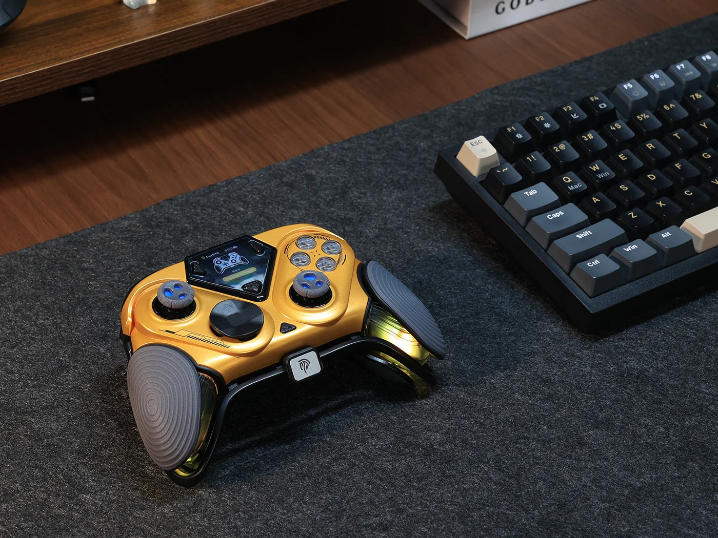 EasySMX D15 3-Modus-Spielcontroller, Gamepad mit TMR-Joystick, RGB-Ladestation für Nintendo Switch, PC, Android, iOS – Detail 14