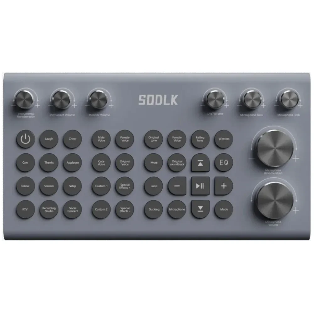 

SODLK S1116 200W Portable Karaoke Machine With Mixer Combo And 2 Wireless Microphones For Adults Instrument PA System For Party