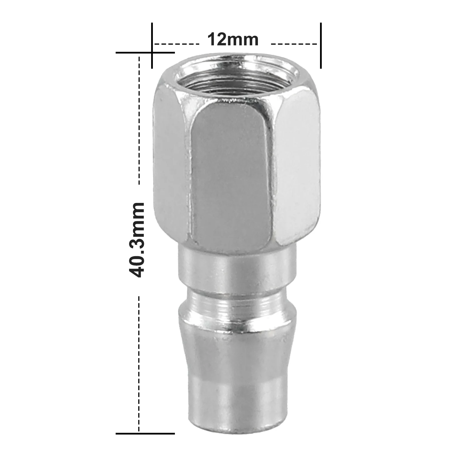 Air Compressor Pneumatic Connector Quick Hose Silver Socket Fittings Iron Galvanized PM PP Pneumatic Connector