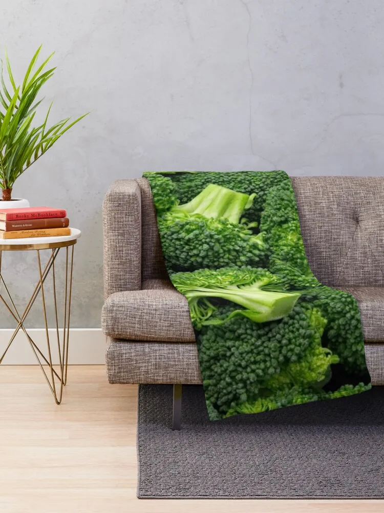 broccoli Throw Blanket Plush heavy to sleep Blankets