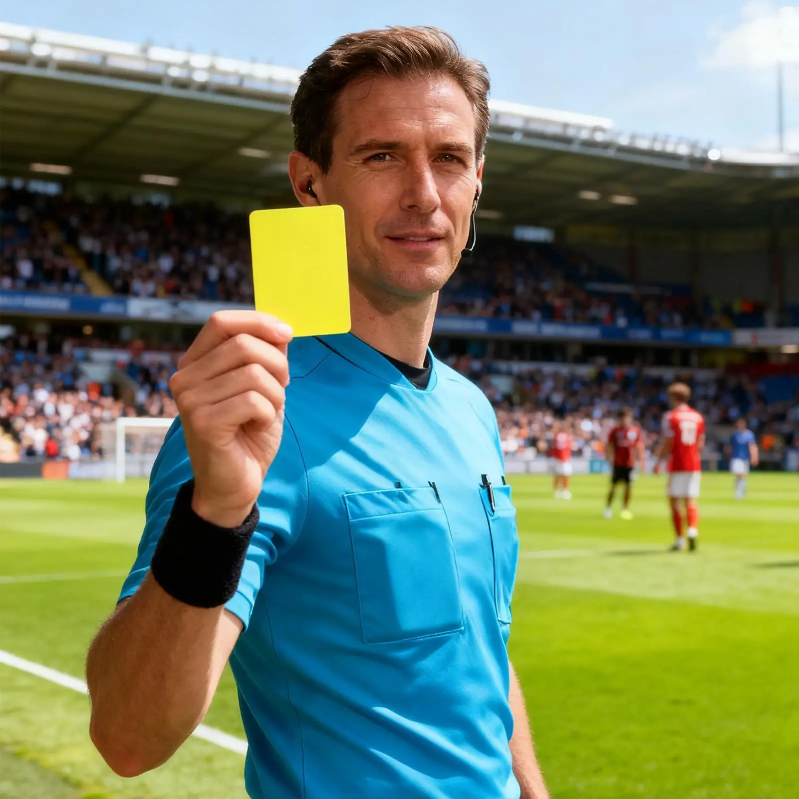 3 قطعة مجموعة بطاقات الحكم المهنية عالية الوضوح كرة القدم الأحمر الأصفر بطاقات مع حامل لكرة القدم كرة السلة الهوكي الكرة الطائرة #4