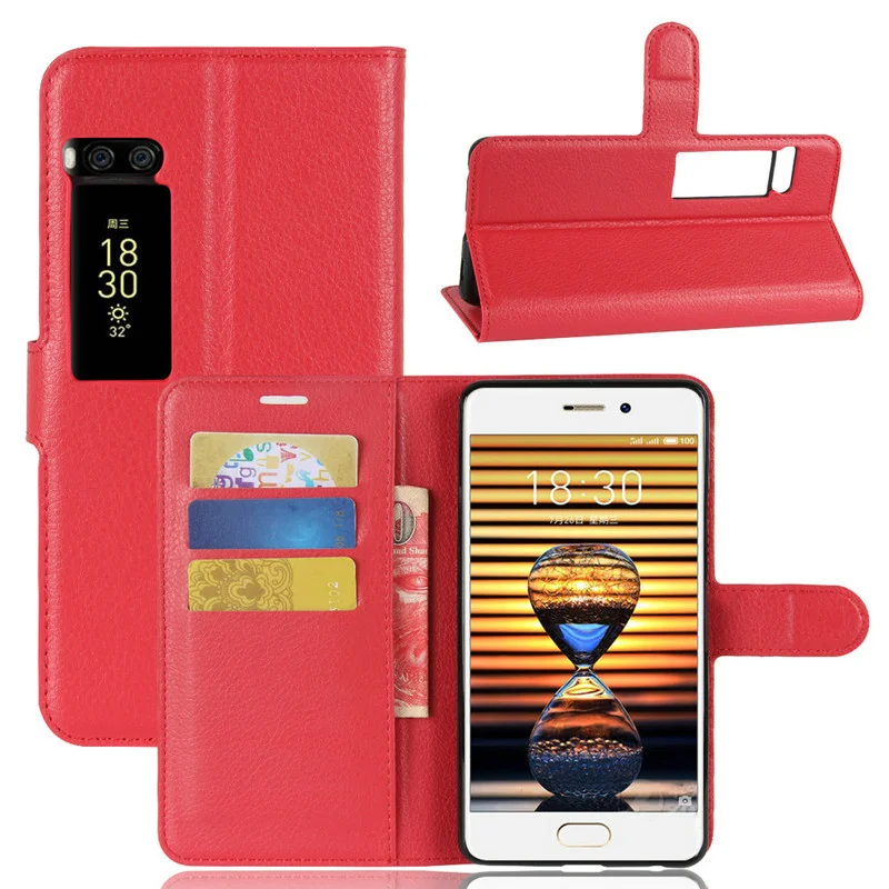 For Meizu Pro 7 Pro7 Wallet Flip Leather Case for Meizu Pro 7 Plus Pro7 Plus phone Back Cover Housing case shell with Stand