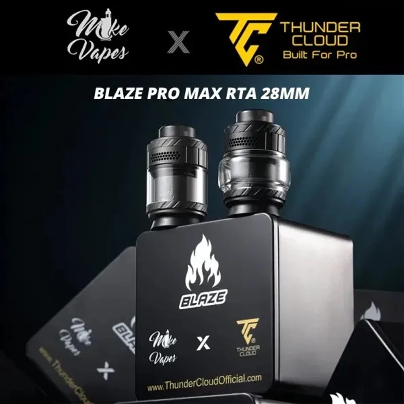 الأصلي ThunderCloud Blaze PRO MAX RTA البخاخة 5.5 مللي/8.5 مللي المزدوج لفائف سطح السفينة 28 مللي متر 810 بالتنقيط تلميح مانعة للتسرب السجائر الإلكترونية #5