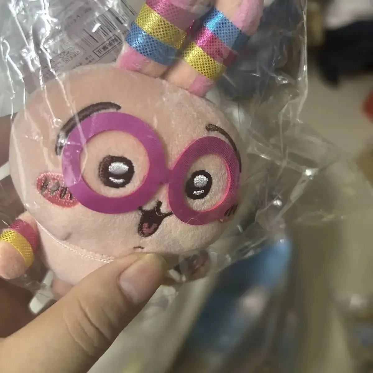 Novo fluorescente usagi anime boneca pingente pingente bonito de oito peças dos desenhos animados portátil ultra-leve mochila pingente presente menina