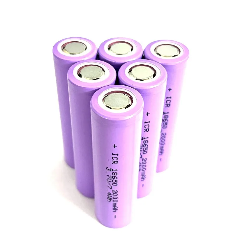 ICR 18650 بطارية 100% الأصلي 3.7 فولت 2000 مللي أمبير بطارية قابلة للشحن ل دراجة كهربائية سكوتر بطارية مصباح يدوي البطارية