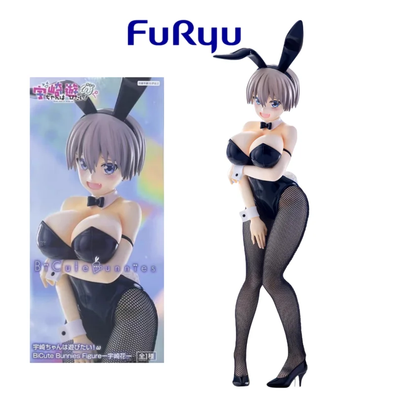 

В наличии оригинальные кролики FuRyu BiCute Узаки-чан хочет играть! Узаки Хана Банни Девушка Аниме Фигурка Модель Кукла Орнамент Игрушка Подарок