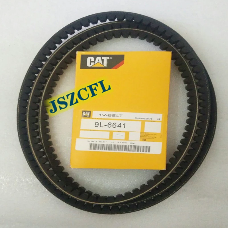 1 PC Nuovo 9L-6641 per CAT Motore Escavatore Macchine edili Generatore Ventola Cintura 9L6641