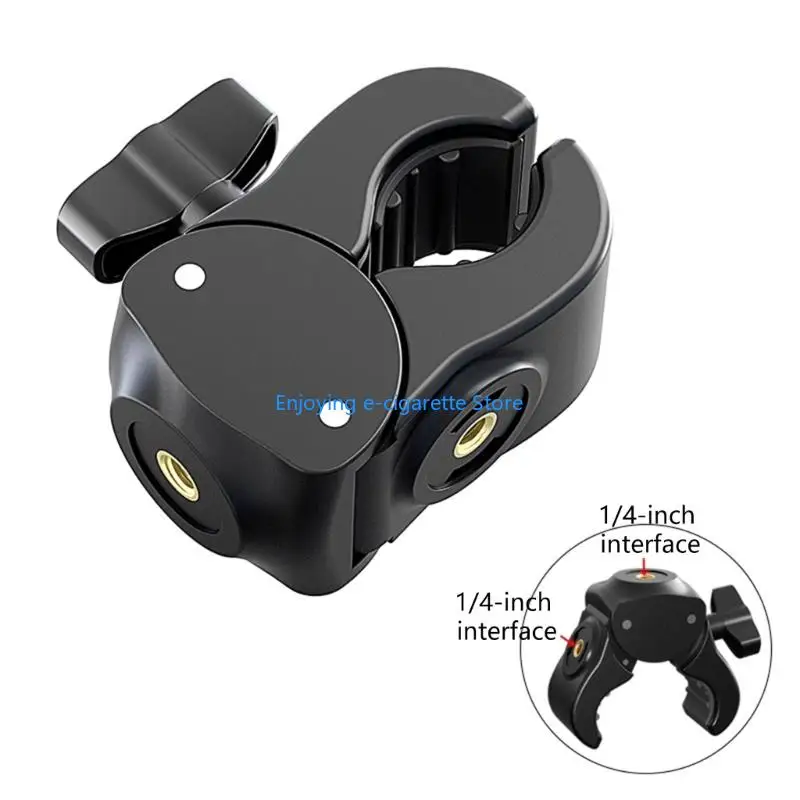 Heavy Duty Adapter Halterung Doppel 1/4 Innengewinde Löcher für Kamera Telefon Stativ Y4QF – Detail 3
