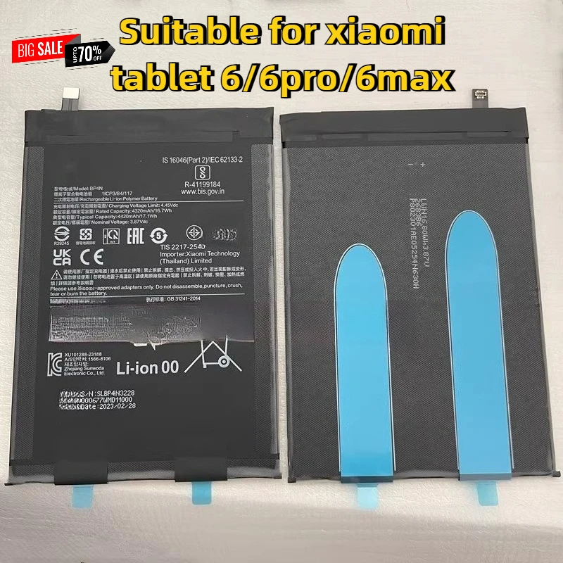 

For Xiaomi Pad 6/6pro/6Max BP4N BP4M BP50 Brand New Batteries
