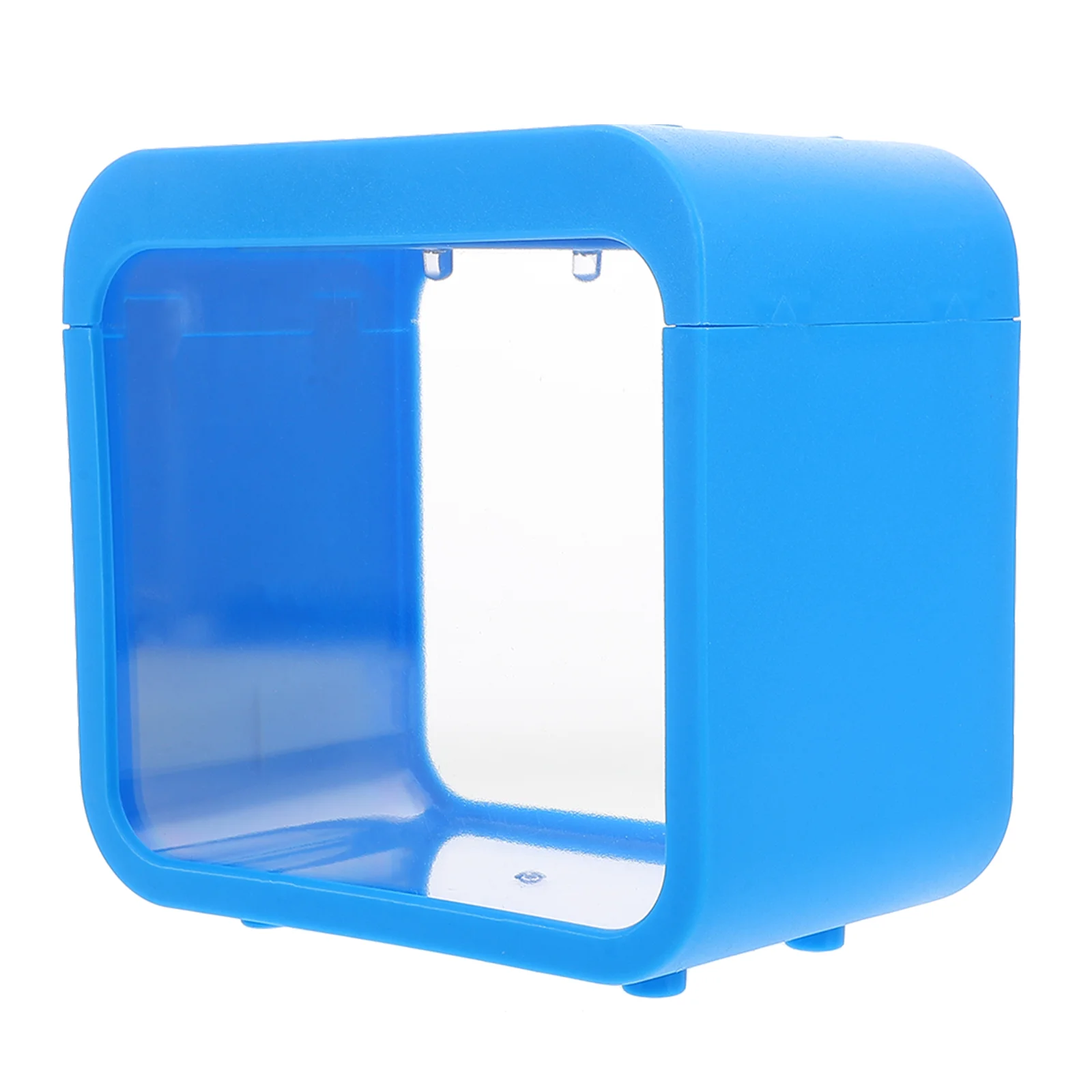 

Mini Fish Tank Cute Shrimp Hideout nament Betta Divider Aquarium Tanks Accessories Desktop Fish Bowl Mini Garden Figurines Pet