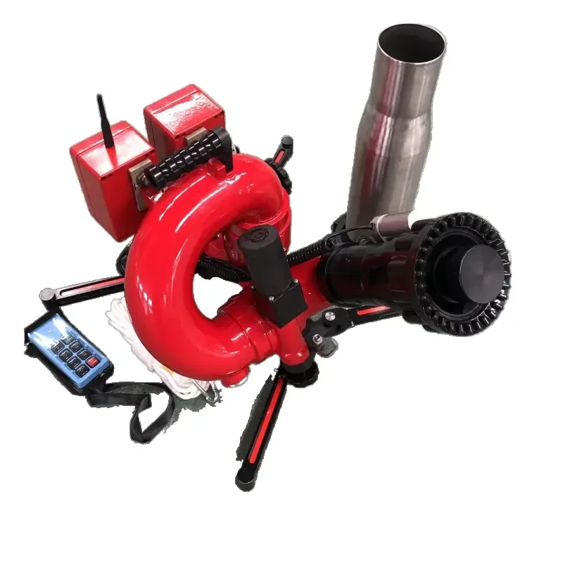 2026 60L Self-Oscillating Wireless Remote-Controlled Electric Fire-Water Cannon Flexible Features for Fire Fighting Water