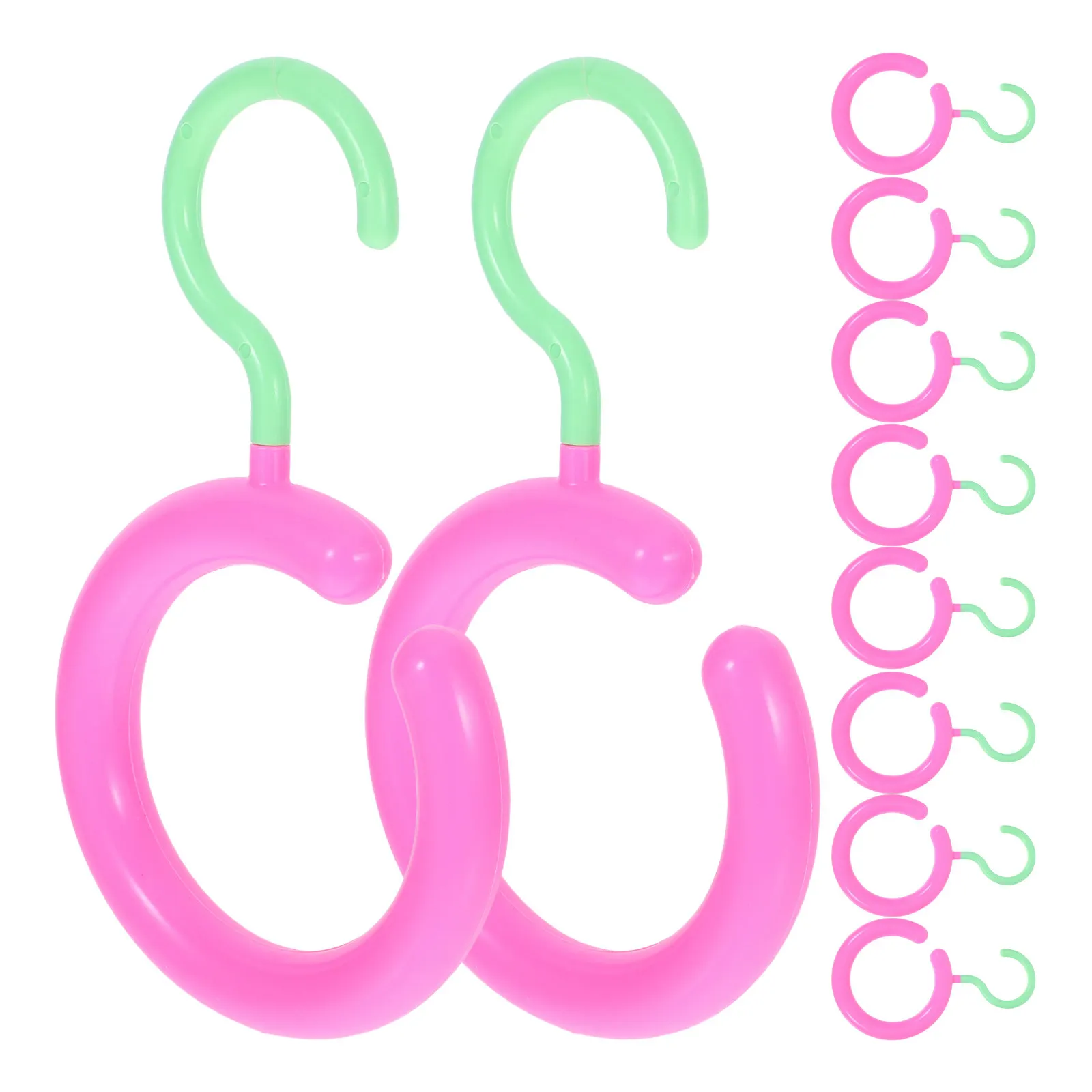 10Pcs Circular Scarf Storage Rack Multifunctional Non Slip Space-Saving Organizer for Closet Belt Purse Tie Holder view 6