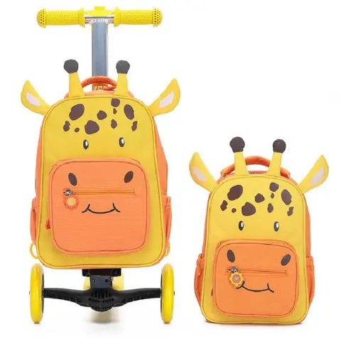 Kids Travel Trolley Scooter Suitcase kids Ride-on Scooter Suitcase For kids Children Carry on hand luggage Suitcase Rolling Bags