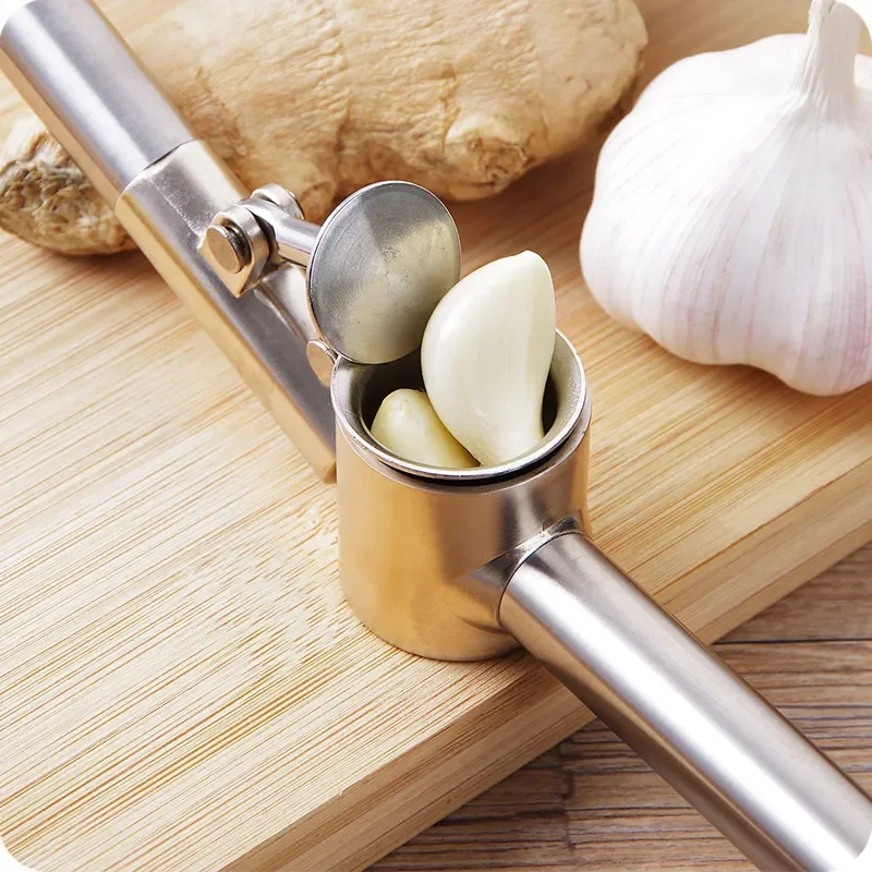 Long Sindax Garlic Crusher Garlic Squeezer press  Mashing Stainless Steel Kitchen Tools And Appliances Manual Food Processors