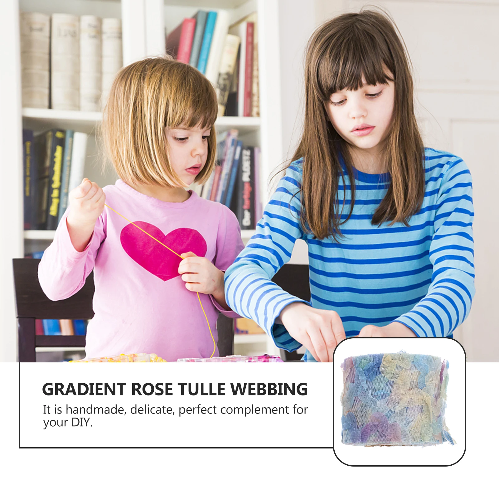 

1 Roll Gauze Webbing Ribbon For Diy Headdress Hair Accessories Craft Making Floral Decorative Ribbon Lightweight