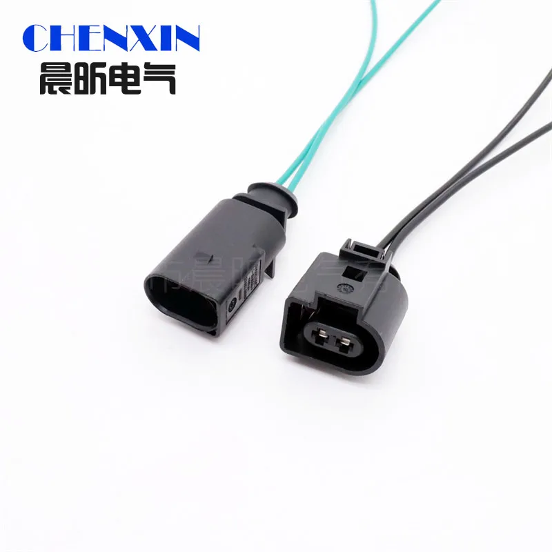 

2 Pin 3.5mm Auto waterproof wiring harness connector Plug 1J0973722 1717692-1 8D0973822 1J0 973 722 8D0 973 822 For VW Audi