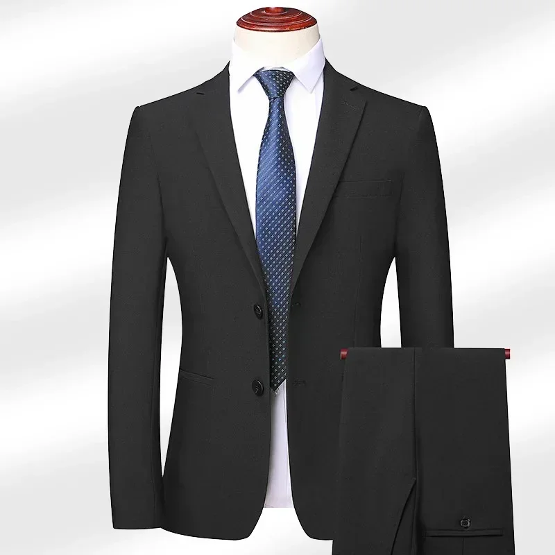 

2026 The New Store Offers Discounted Prices Men's Casual Formal Business Gentleman's All-season Slimming Wedding Fashion Suit