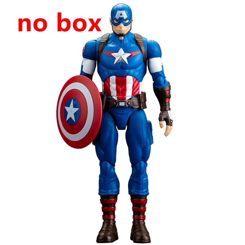 18cm Originele Legendarische Thanos Hulk Iron Man Spider Man Gwen Miles Morales Opbergdoos Hero Avenger Standbeeld Karakter Speelgoed