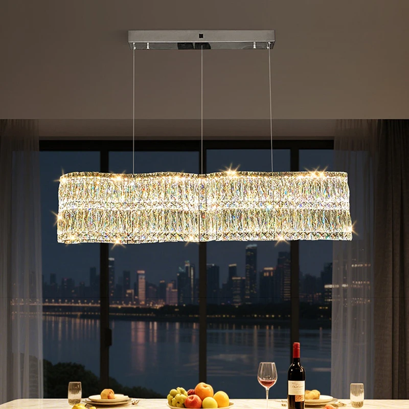 

Декоративные подвесные светильники, роскошная хрустальная люстра для гостиной, подвесной светильник для столовой, потолочный светильник, внутреннее освещение