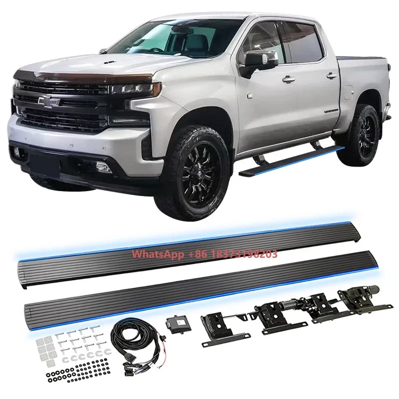 

Automatic Electric Power Side Step Running Board LED Light for Chevrolet Silverado 1500 2500 2019+